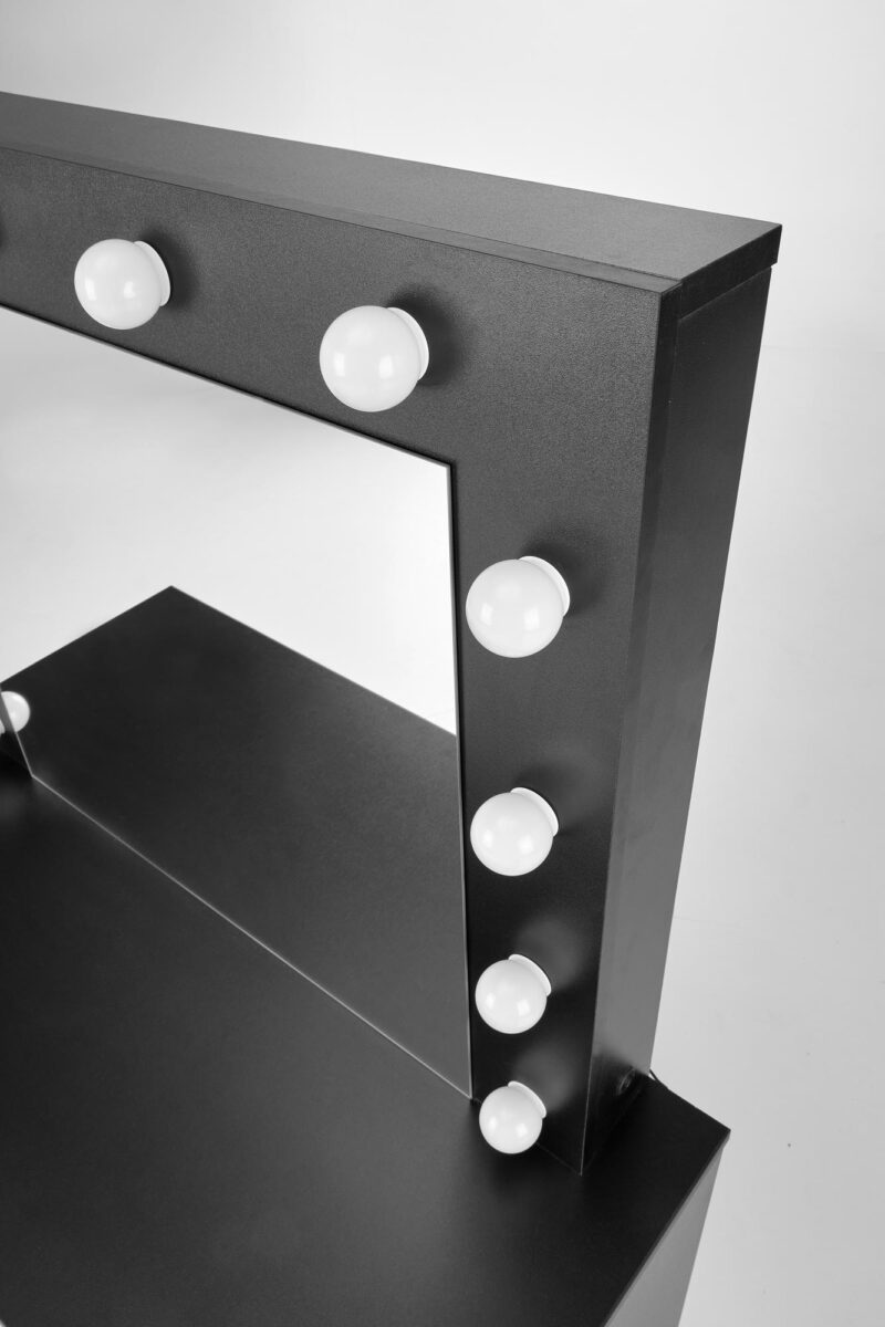 Meikkipöytä HOLVION, musta