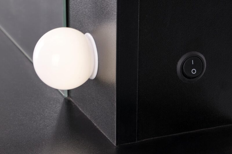 Meikkipöytä HOLVION, musta