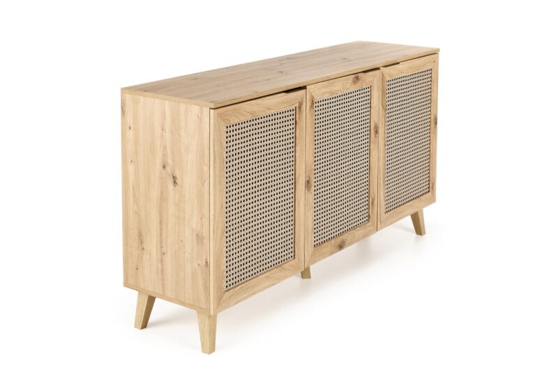 Kommode BORLENA KM-1, tammi / musta