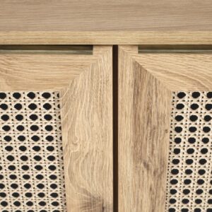 Kommode BORLENA KM-1, tammi / musta