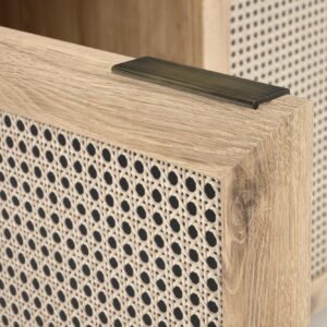 Kommode BORLENA KM-1, tammi / musta