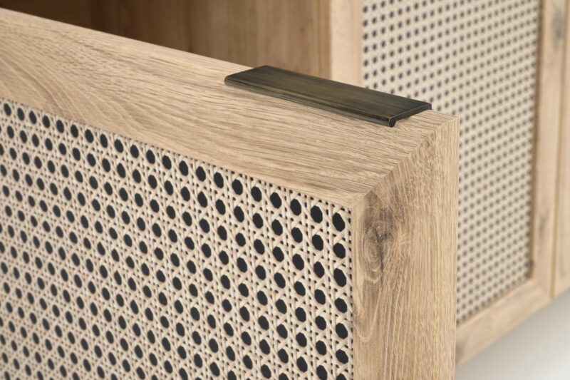 Kommode BORLENA KM-1, tammi / musta