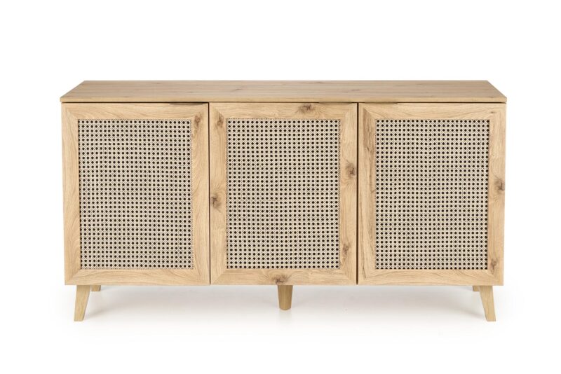 Kommode BORLENA KM-1, tammi / musta