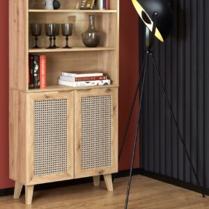 Kaappi BORLENA REG-1, tammi / musta