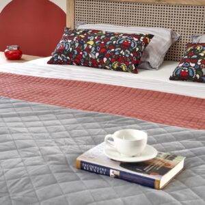 Sänky BORLENA LOZ-160x200, tammi / musta