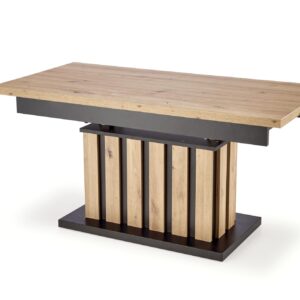 Kahvipöytä BARLIA, tammi / musta