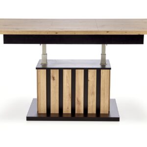 Kahvipöytä BARLIA, tammi / musta