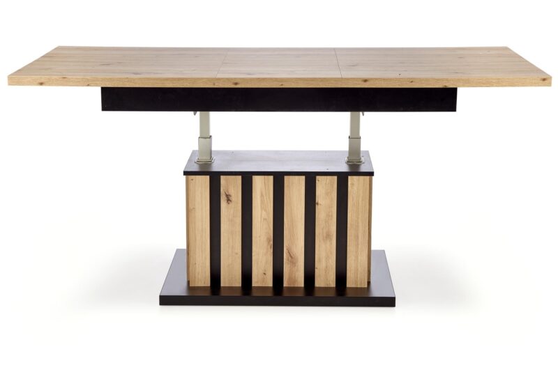 Kahvipöytä BARLIA, tammi / musta