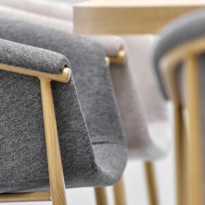 Laajennettava ruokapöytä PERONA, kultainen tammi / valkoinen