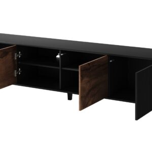 Televisioteline RAVENO RTV-3, 200 cm, tammi / musta