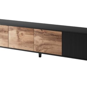Televisioteline RAVENO RTV-3, 200 cm, tammi / musta
