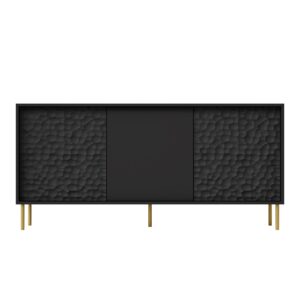 Kummutti BULMOR KM-1, musta / kultaa