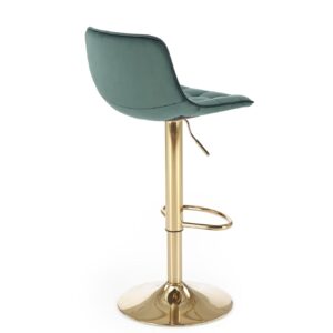 Baari-tuoli VERDYN, kultainen / tumma vihreä