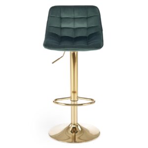 Baari-tuoli VERDYN, kultainen / tumma vihreä