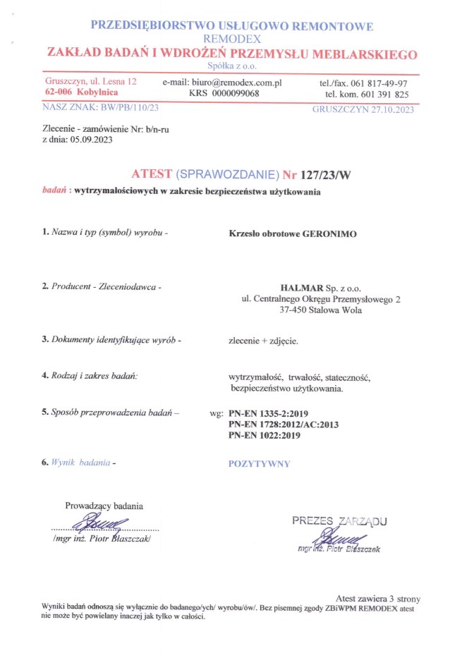 Toimistotuoli GERNIMO, musta