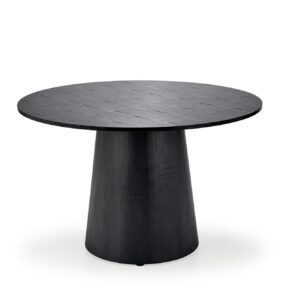 Ruokapöytä GINTER, pyöreä / musta