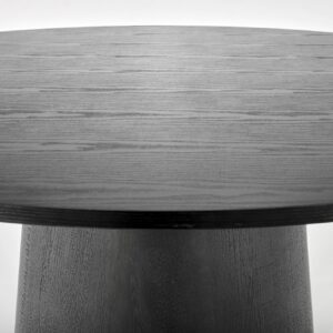 Ruokapöytä GINTER, pyöreä / musta