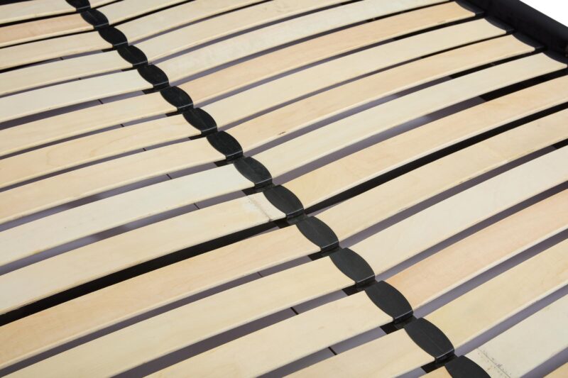 Sänky PALAZ 160, musta / kultainen