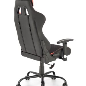 Konttorituoli DRAKE, punainen / musta