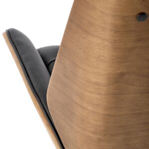 Toimistotuoli GAVIN, pähkinä / musta