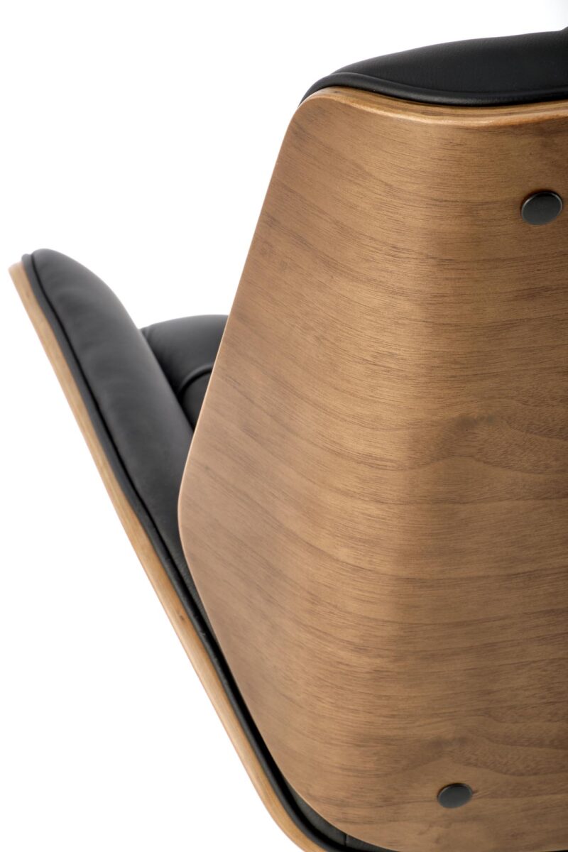 Toimistotuoli GAVIN, pähkinä / musta