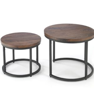 Kahvilipunkompletti ORELIN, pähkinäpuu / musta