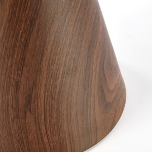 Kahvilatabletti GENESIS S, valkoinen marmori / pähkinä / kulta