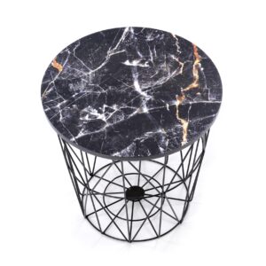 Kahvitabletti HARISSA, must / must marmor