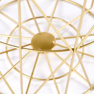 Kahvilapöytä MARIKA, kultainen / musta marmori