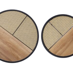 Kahvi-pöydän sarja GARMINA, tammi / musta