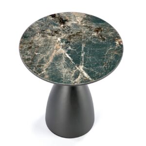 Kahvikuppi MORELIA, vihreä marmori / MUSTA / KULTA