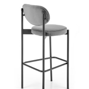 Baaritooli ASHEN, harmaa