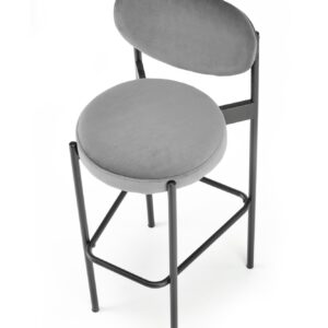 Baaritooli ASHEN, harmaa