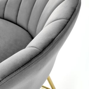 Baarituoli MISTRA, harmaa / kultainen