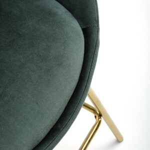 Baarihylly EMRALD, tummanvihreä / kultainen