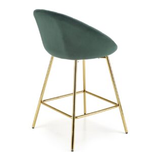 Baarihylly EMRALD, tummanvihreä / kultainen