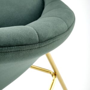 Baarihylly EMRALD, tummanvihreä / kultainen