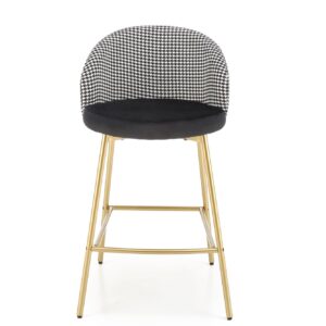 Baarituoli ECLIPT, must / valkoinen