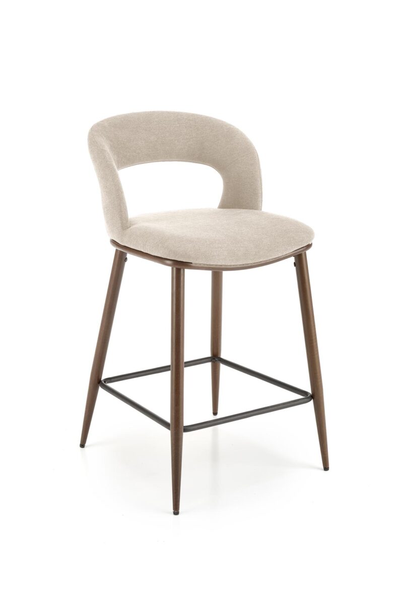 Baarihi stool STONEL, beige / pähkinä