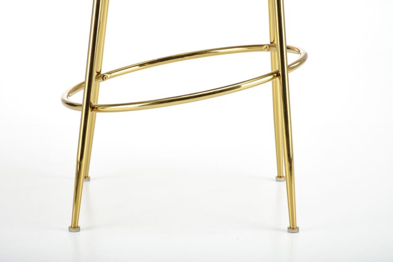 Baari stooli SMOKEL, harmaa / kultainen