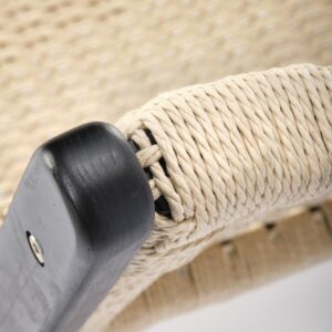 Nojatuoli FODEN, musta / luonnollinen