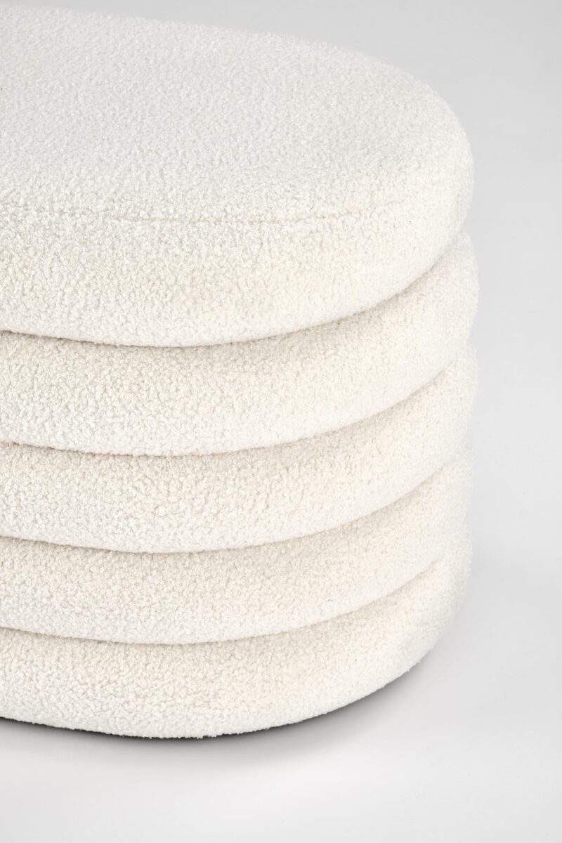 BLISS vaaleanpunainen säilytyspenkki, kermainen