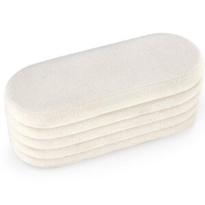 BLISS vaaleanpunainen säilytyspenkki, kermainen