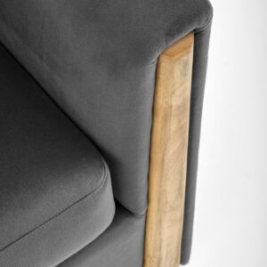 Nojatuoli ENRICO, harmaa