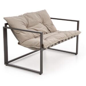 Puutarhakalusteet SHARON (sohva + 2 tuolia + kahvipöytiä), ruskea