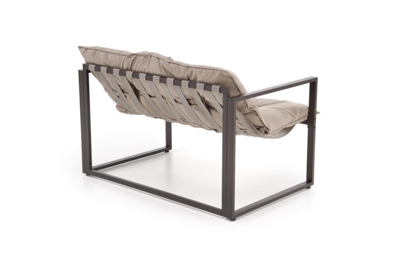 Puutarhakalusteet SHARON (sohva + 2 tuolia + kahvipöytiä), ruskea