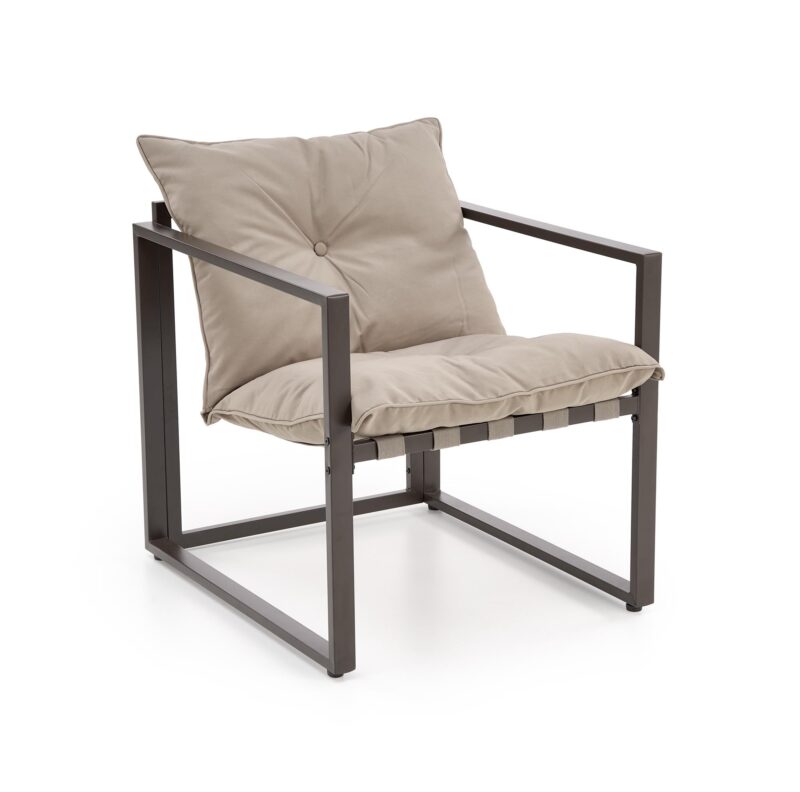 Puutarhakalusteet SHARON (sohva + 2 tuolia + kahvipöytiä), ruskea