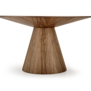 Pyöreä ruokapöytä HENDERSON, pähkinä