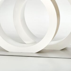 Ruokapöytä GALARDO, valkoinen / kultainen