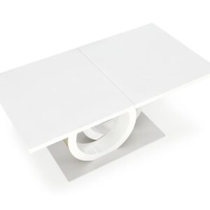 Ruokapöytä GALARDO, valkoinen / kultainen